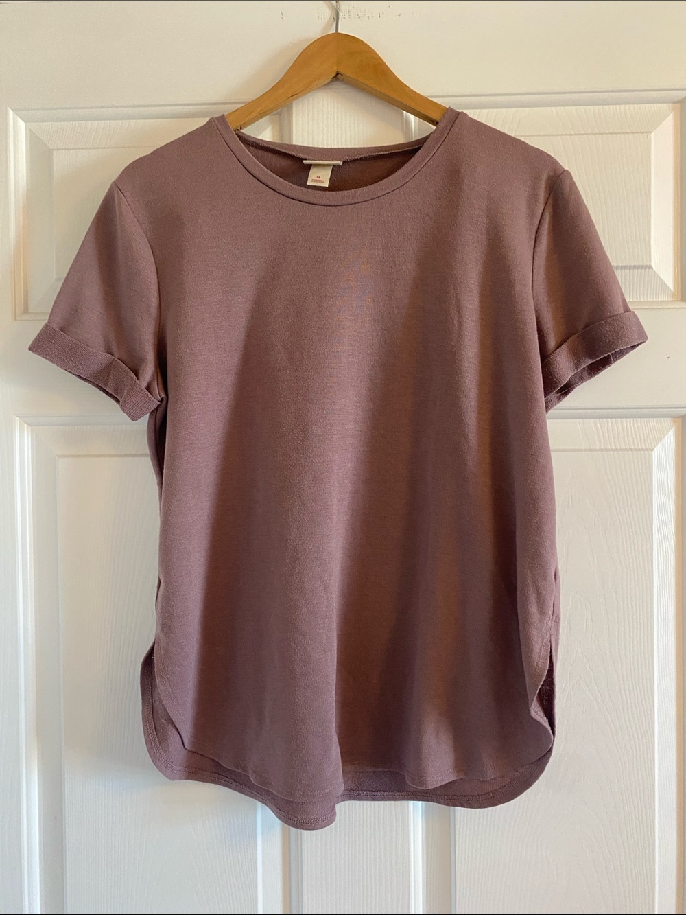 Mossimo Supply Co. Short Sleeve Crewneck Tee in Dusty Mauve